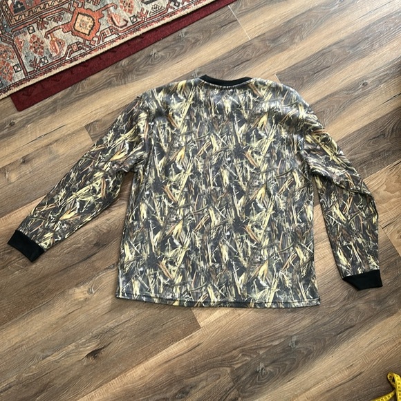 True Timber Camo Shirt Men’s Large Green/Tan Camouflage Hunting Long Sleeve - Picture 11 of 15